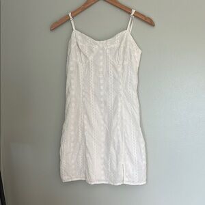 Aeropostale White Embroidered Top